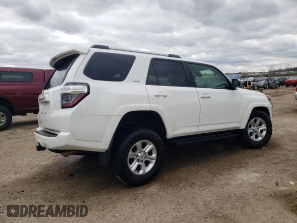 2023 Toyota 4Runner SR5 with VIN JTEEU5JR7P5297006, listed as a Copart auction lot 53828885 with 34,777 mi miles and Salvage title. Bid and sale history available at DreamBid. Image 3.