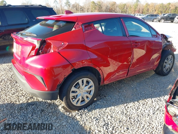 2020 Toyota C-HR LE with VIN JTNKHMBXXL1090061, listed as a IAAI auction lot 41124269 with 99,034 mi miles. Bid and sale history available at carsss.com. Image 4.