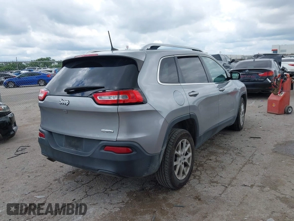 2017 Jeep Cherokee Latitude with VIN 1C4PJLCB0HW640731, listed as a IAAI auction lot 42327480 with 133,884 mi miles and . Bid and sale history available at DreamBid. Image 4.