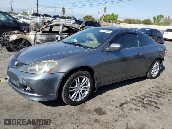 2005 Acura RSX with VIN JH4DC54865S001038, listed as a Copart auction lot 73366454 with 144,201 mi miles and Salvage Title. Bid and sale history available at carsss.com. Image 1.