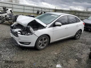 2017 Ford Focus SE with VIN 1FADP3FE1HL333292, listed as a Copart auction lot 51123365 with 80,054 mi miles and Salvage Title. Bid and sale history available at carsss.com. Image 1.