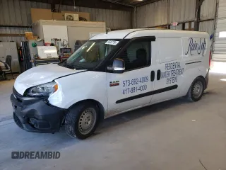 2020 Ram ProMaster City Cargo Tradesman with VIN ZFBHRFAB0L6S43582, listed as a Copart auction lot 56407784 with 154,228 mi miles and Salvage Title. Bid and sale history available at DreamBid. Image 1.