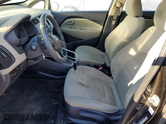 2015 Kia Rio LX with VIN KNADM5A36F6457636, listed as a Copart auction lot 45952515 with 141,007 mi miles and Salvage Title. Bid and sale history available at carsss.com. Image 7.