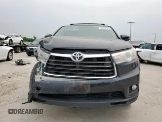 2015 Toyota Highlander XLE z VIN 5TDKKRFH0FS115854, wystawiony jako Copart lot #57512785 z przebiegiem 143 923 mil mil oraz Szkoda całkowita • Salvage title. Historia ofert i sprzedaży dostępna na DreamBid. Obrazek 5.