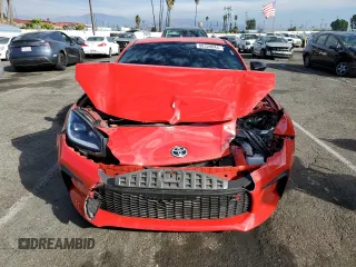 2023 Toyota GR86 with VIN JF1ZNBC11P8759329, listed as a Copart auction lot 80328044 with 10,616 mi miles and Salvage Title. Bid and sale history available at carsss.com. Image 5.