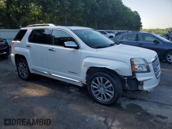 2016 GMC Terrain Denali z VIN 2GKFLVE3XG6181597, wystawiony jako Copart lot #57149325 z przebiegiem 133 687 mil mil oraz Czysty tytuł • Clean title. Historia ofert i sprzedaży dostępna na DreamBid. Obrazek 4.