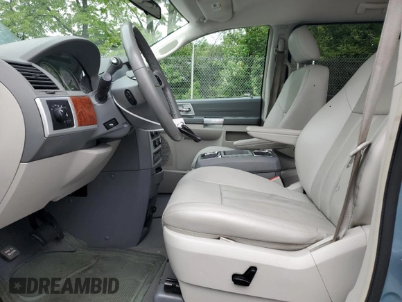 2008 Chrysler Town & Country Touring with VIN 2A8HR54P38R803439, listed as a Copart auction lot 56575505 with 130,186 mi miles and Salvage title. Bid and sale history available at DreamBid. Image 7.