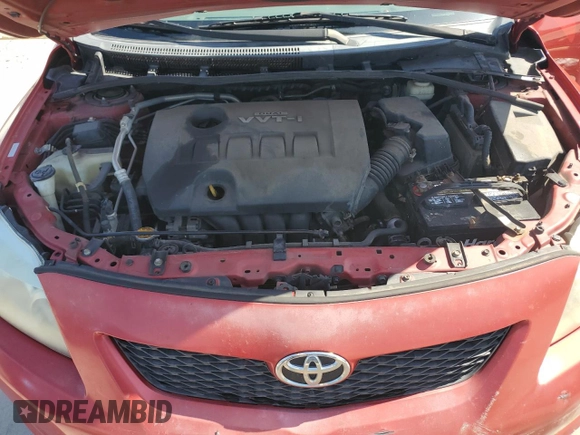 2010 Toyota Corolla with VIN 1NXBU4EE5AZ292906, listed as a Copart auction lot 52550065 with 155,935 mi miles and Salvage Title. Bid and sale history available at carsss.com. Image 11.