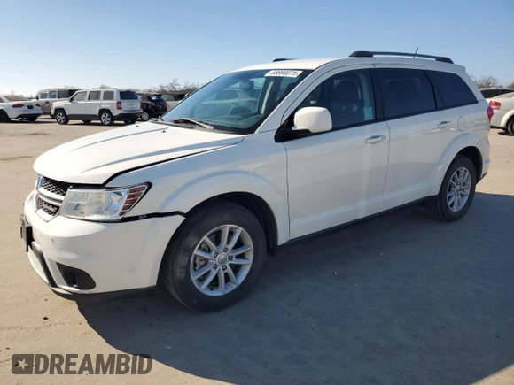 2017 Dodge Journey SXT with VIN 3C4PDCBB8HT675449, listed as a Copart auction lot 88999075 with 105,765 mi miles and Salvage Title. Bid and sale history available at DreamBid. Image 1.