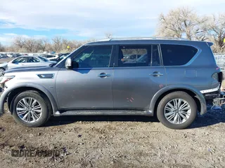 2020 Infiniti QX80 LUXE with VIN JN8AZ2NE5L9253264, listed as a IAAI auction lot 41012767 with 106,672 mi miles. Bid and sale history available at carsss.com. Image 15.