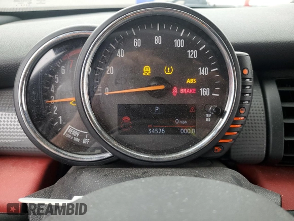 2017 MINI Hardtop 4 Door Cooper with VIN WMWXU1C30H2E19304, listed as a Copart auction lot 51008575 with 34,526 mi miles and Salvage Title. Bid and sale history available at DreamBid. Image 9.