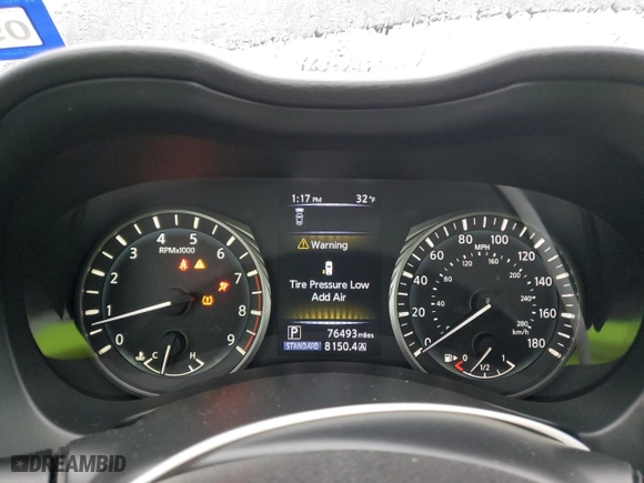 2020 Infiniti Q50 3.0t PURE with VIN JN1EV7AP8LM200815, listed as a Copart auction lot 87934935 with 76,493 mi miles and Salvage Title. Bid and sale history available at carsss.com. Image 9.