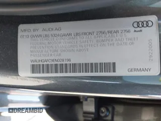 2014 Audi A6 3.0T Prestige with VIN WAUHGAFC9EN028196, listed as a IAAI auction lot 41993806 with 100,215 mi miles. Bid and sale history available at carsss.com. Image 9.