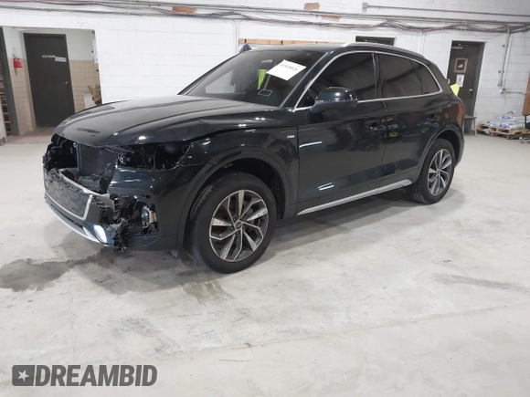 2024 Audi Q5 S line Premium with VIN WA1GAAFY8R2022421, listed as a IAAI auction lot 41918026 with 22,333 mi miles and . Bid and sale history available at DreamBid. Image 20.