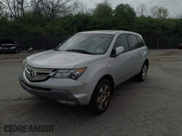 2009 Acura MDX Tech/Entertainment Pkg with VIN 2HNYD28429H523839, listed as a IAAI auction lot 42086231 with 203,211 mi miles. Bid and sale history available at carsss.com. Image 6.