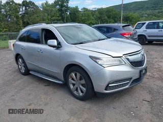 2014 Acura MDX Advance with VIN 5FRYD4H81EB038983, listed as a IAAI auction lot 40151615 with 192,839 mi miles and . Bid and sale history available at carsss.com. Image 1.