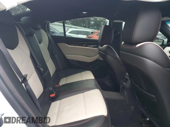 2021 Cadillac CT5 V-Series with VIN 1G6DV5RW6M0144314, listed as a Copart auction lot 45296315 with 35,030 mi miles and Salvage title. Bid and sale history available at DreamBid. Image 11.