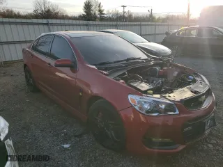 2016 Chevrolet SS with VIN 6G3F15RWXGL222245, listed as a Copart auction lot 81468884 with 0 mi miles and Salvage Title. Bid and sale history available at carsss.com. Image 4.