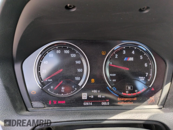 2018 BMW M2 z VIN WBS1J5C59J7B70092, wystawiony jako Copart lot #52558485 z przebiegiem 2 614 mil mil oraz Szkoda całkowita • Salvage title. Historia ofert i sprzedaży dostępna na DreamBid. Obrazek 9.
