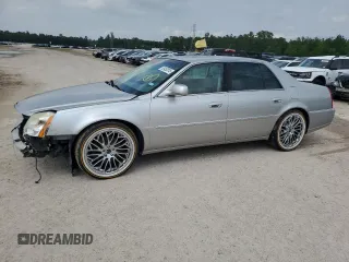 2008 Cadillac DTS 1SC with VIN 1G6KD57Y98U123020, listed as a Copart auction lot 53452815 with 113,359 mi miles and Salvage Title. Bid and sale history available at carsss.com. Image 1.