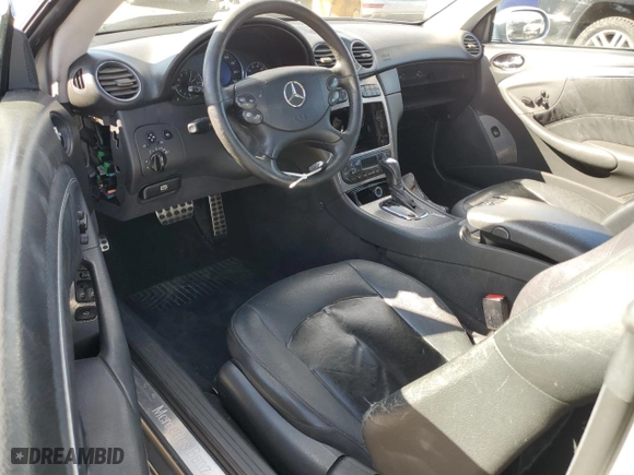2003 Mercedes-Benz CLK-Class 3.2L with VIN WDBTJ65J03F062500, listed as a Copart auction lot 46265555 with 194,196 mi miles and Salvage Title. Bid and sale history available at carsss.com. Image 8.