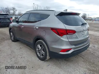 2017 Hyundai Santa Fe 2.4L with VIN 5XYZU3LB4HG424734, listed as a IAAI auction lot 41491166 with 130,905 mi miles and . Bid and sale history available at DreamBid. Image 3.