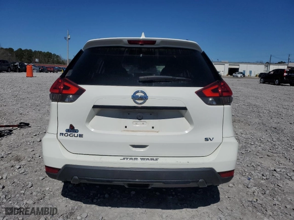 2017 Nissan Rogue SV with VIN 5N1AT2MT3HC758545, listed as a Copart auction lot 47748765 with 82,879 mi miles and Salvage Title. Bid and sale history available at carsss.com. Image 6.