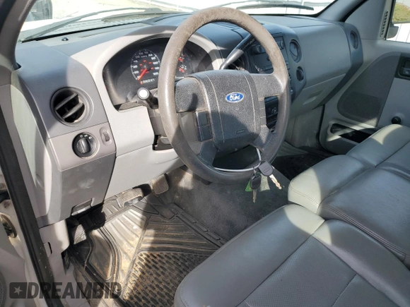2005 Ford F-150 XL with VIN 1FTRF12235NB42119, listed as a Copart auction lot 49846935 with 242,635 mi miles and Clean Title. Bid and sale history available at carsss.com. Image 8.