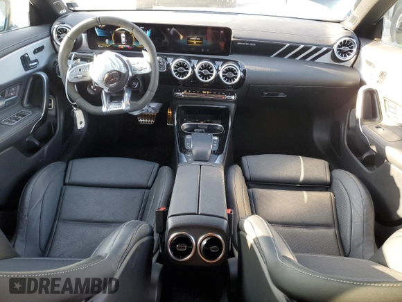 2023 Mercedes-Benz CLA 45 AMG with VIN W1K5J5DB8PN414447, listed as a Copart auction lot 49317765 with 13,617 mi miles and Salvage Title. Bid and sale history available at DreamBid. Image 8.