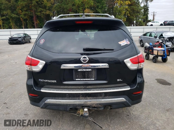 2015 Nissan Pathfinder Platinum with VIN 5N1AR2MN0FC715990, listed as a Copart auction lot 78356794 with 202,675 mi miles and Non Repairable. Bid and sale history available at DreamBid. Image 6.