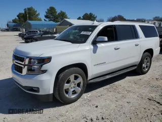 2018 Chevrolet Suburban LT with VIN 1GNSKHKCXJR189138, listed as a Copart auction lot 48135545 with 92,490 mi miles and Salvage Title. Bid and sale history available at carsss.com. Image 1.