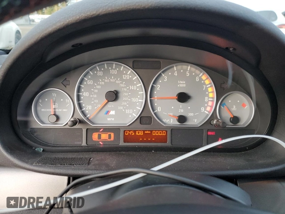 2002 BMW 3 Series M3 with VIN WBSBL93452JR17119, listed as a Copart auction lot 86882574 with 45,108 mi miles and Salvage Title. Bid and sale history available at DreamBid. Image 9.