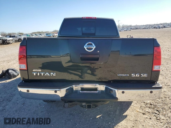 2008 Nissan Titan SE with VIN 1N6BA06A68N345664, listed as a Copart auction lot 88935775 with 71,782 mi miles and Salvage Title. Bid and sale history available at carsss.com. Image 6.