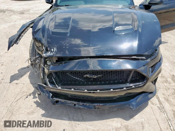 2018 Ford Mustang EcoBoost with VIN 1FA6P8TH1J5181481, listed as a Copart auction lot 59443525 with 67,617 mi miles and Salvage title. Bid and sale history available at DreamBid. Image 11.