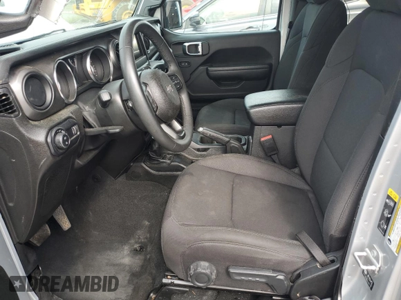 2023 Jeep Gladiator Sport S с VIN 1C6HJTAG8PL534103, выставлен на аукционе Copart как лот 63114795 с пробегом 42 054 миль миль и Списание • Salvage title. История ставок и продаж доступна на DreamBid. Изображение 7.