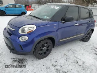 2015 FIAT 500L Urbana Trekking with VIN ZFBCFADH9FZ034057, listed as a Copart auction lot 43781215 with 120,423 mi miles and Salvage Title. Bid and sale history available at DreamBid. Image 1.