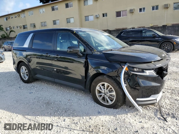 2024 Kia Carnival LX with VIN KNDNB4H39R6325018, listed as a Copart auction lot 79029134 with 14,111 mi miles and Salvage Title. Bid and sale history available at carsss.com. Image 4.