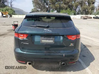 2017 Jaguar F-Pace S with VIN SADCM2BV6HA098113, listed as a Copart auction lot 61690495 with 54,500 mi miles and Salvage title. Bid and sale history available at DreamBid. Image 6.