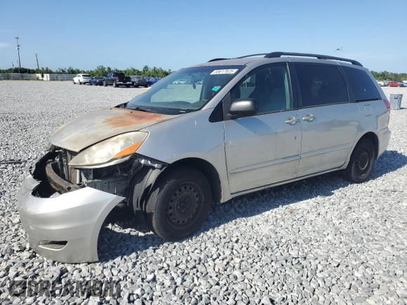 2007 Toyota Sienna CE with VIN 5TDZK23C97S033301, listed as a Copart auction lot 55617625 with 242,491 mi miles and Clean Title. Bid and sale history available at carsss.com. Image 1.