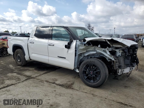 2022 Toyota Tundra Limited with VIN 5TFJA5ABXNX010225, listed as a Copart auction lot 51496985 with 28,476 mi miles and Salvage title. Bid and sale history available at DreamBid. Image 4.