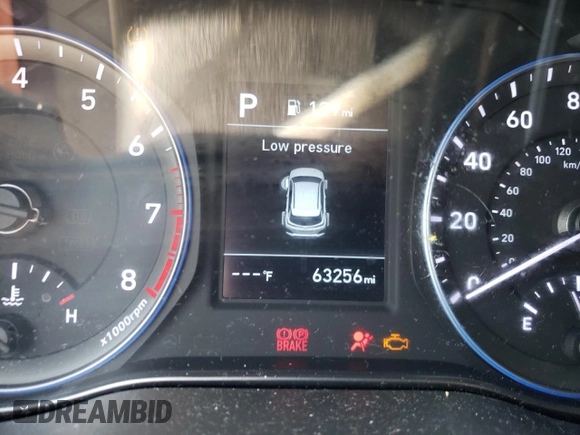 2019 Hyundai Kona SE with VIN KM8K1CAA3KU358148, listed as a Copart auction lot 57460732 with 63,256 mi miles. Bid and sale history available at carsss.com. Image 8.