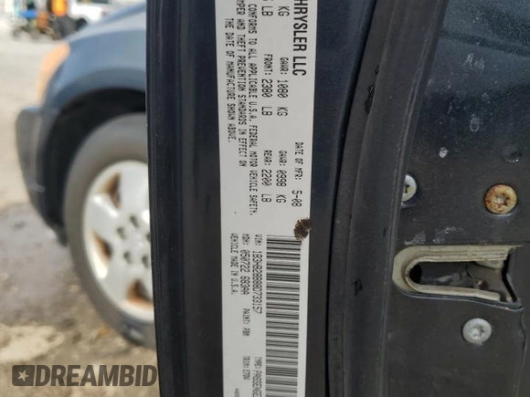 2008 Dodge Caliber SE with VIN 1B3HB28B88D733157, listed as a Copart auction lot 54652545 with 157,024 mi miles and Salvage Title. Bid and sale history available at carsss.com. Image 13.