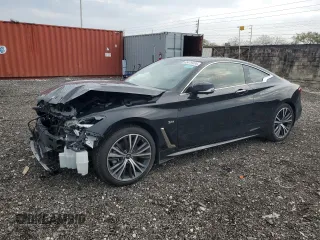 2021 Infiniti Q60 Luxe with VIN JN1EV7KL7MM470583, listed as a Copart auction lot 45479434 with 37,020 mi miles and . Bid and sale history available at DreamBid. Image 1.