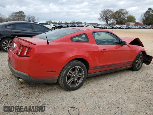2010 Ford Mustang V6 with VIN 1ZVBP8AN3A5144656, listed as a Copart auction lot 49659225 with 217,327 mi miles and Salvage Title. Bid and sale history available at DreamBid. Image 3.
