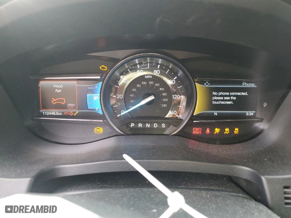 2018 Ford Explorer Limited with VIN 1FM5K7F81JGB11649, listed as a Copart auction lot 44738855 with 112,448 mi miles and Salvage Title. Bid and sale history available at carsss.com. Image 9.