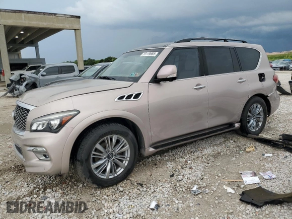 2015 Infiniti QX80 с VIN JN8AZ2NE4F9080504, выставлен на аукционе Copart как лот 59119665 с пробегом 99 462 миль миль и Чистый • Clean title. История ставок и продаж доступна на DreamBid. Изображение 1.