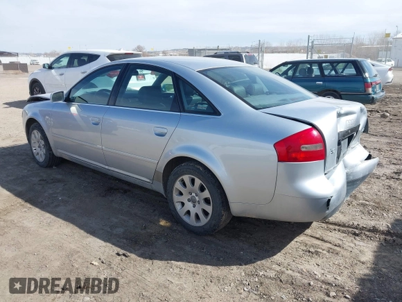1999 Audi A6 with VIN WAUBA34BXXN017532, listed as a IAAI auction lot 41787556 with 103,439 mi miles. Bid and sale history available at carsss.com. Image 3.