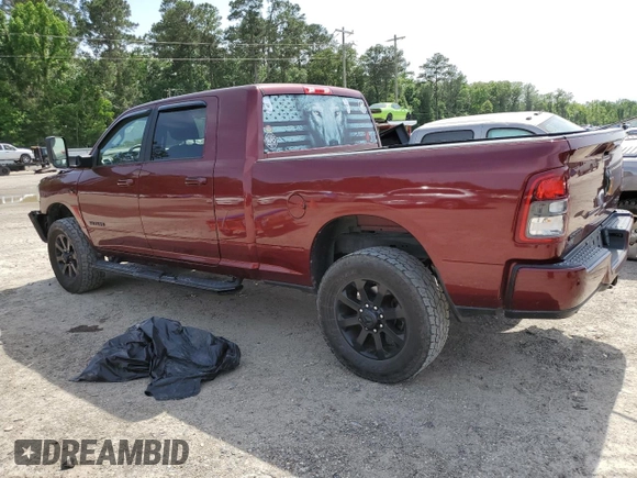 2022 Ram 2500 Big Horn with VIN 3C6UR5MLXNG309851, listed as a Copart auction lot 56697425 with 59,614 mi miles and Salvage title. Bid and sale history available at DreamBid. Image 2.