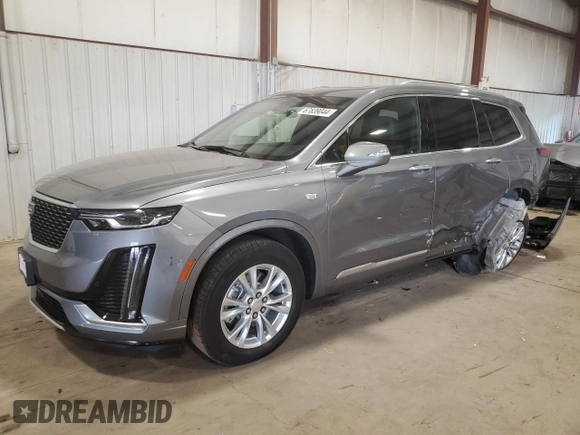 2021 Cadillac XT6 Luxury with VIN 1GYKPAR41MZ163350, listed as a Copart auction lot 44030915 with 30,234 mi miles and Salvage title. Bid and sale history available at DreamBid. Image 1.