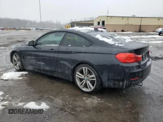 2014 BMW 4 Series 435i with VIN WBA3R1C51EK192909, listed as a Copart auction lot 44700155 with 104,506 mi miles and Salvage Title. Bid and sale history available at carsss.com. Image 2.